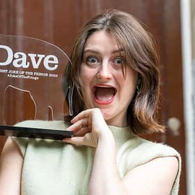 Comedian Lorna Rose Treen won the Dave Funniest Joke of the Fringe 2023 Award, becoming the first woman to pick up the award since 2008. (Credit: Robert Perry/PinPep/PA Wire)