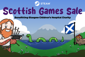 The Scottish Games Sale on Steam will help raise funds to provide children in hospital with entertainment. 