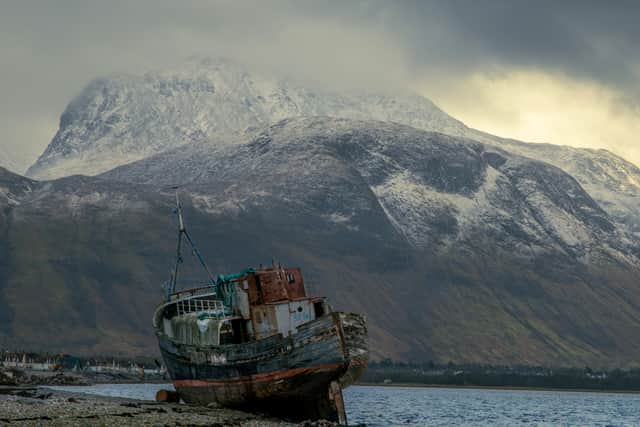 First built in Aberdeenshire, the Corpach Shipwreck was later relocated to Northern Ireland before it eventually returned to Scotland. It had many owners during its time, but the entity who had the last word for its final resting place was the Scottish weather itself. 