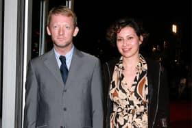 Douglas Henshall and partner arrive for the premiere of Becoming Jane in Leicester Square, London.