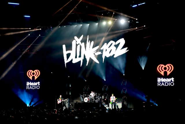 Blink-182 will play the OVO Hydro this week.