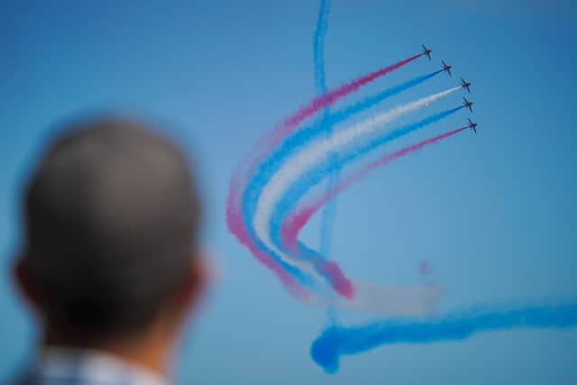 The Red Arrows are set to perform at the Bournemouth Air Festival this weekned