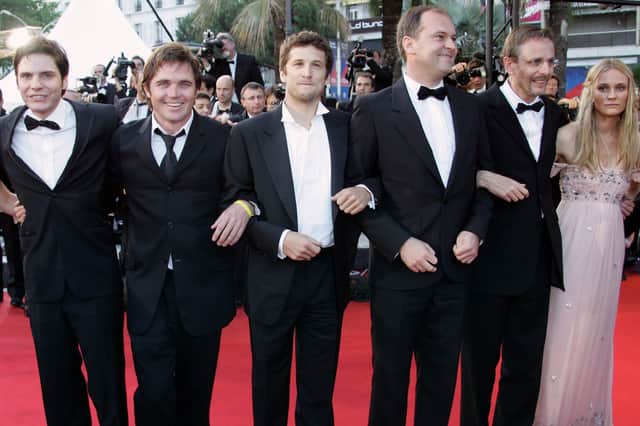 Alex Ferns among the cast of Joyeux Noel during the 2005 Cannes International Film Festival. Image: Francois Guillot/AFP/Getty