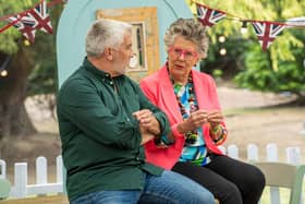 Paul Hollywood and Prue Leith also host The Great American Baking Show. (Photo: Mark Bourdillon/Channel 4)