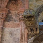 The so-called ‘Grotesque Gargoyle’ is one of many incredible examples of stonework incorporated into every nook and cranny of the beautiful Rosslyn Chapel. 