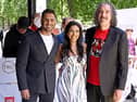 Chigs Parmar, Crystelle Pereira and Giuseppe Dell'Anno all competed during series 12 of The Great British Bake Off. (Photo by Gareth Cattermole/Getty Images)
