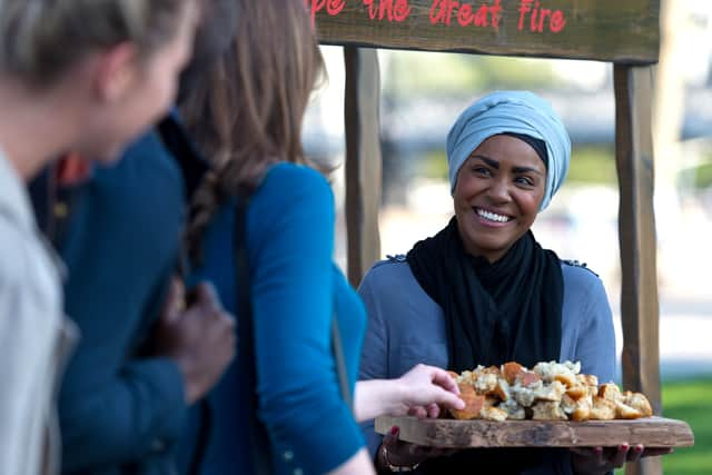 Nadiya's sense of humour didn't hurt her Bake Off win. Image: Getty