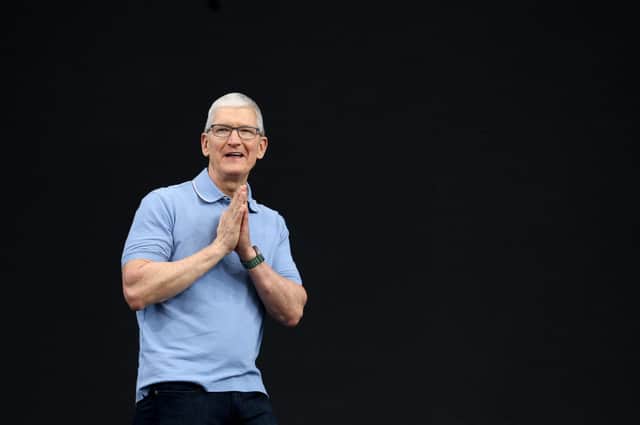 Apple CEO Tim Cook hosted the launch event.