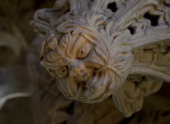 The ‘Green Man’ is one of many incredible examples of stonework in the Rosslyn Chapel which is situated near the Scottish capital; Edinburgh. 
