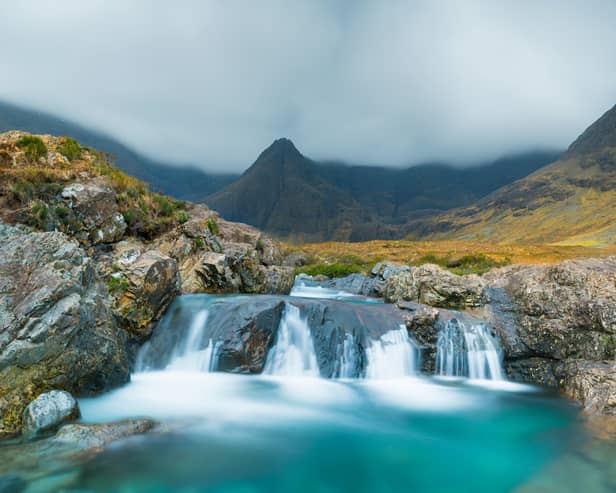 The Fairy Pools are a natural wonder situated in Scotland’s beautiful Isle of Skye or as it is known in Gaelic “Eilean a' Cheò” i.e., the misty isle. 