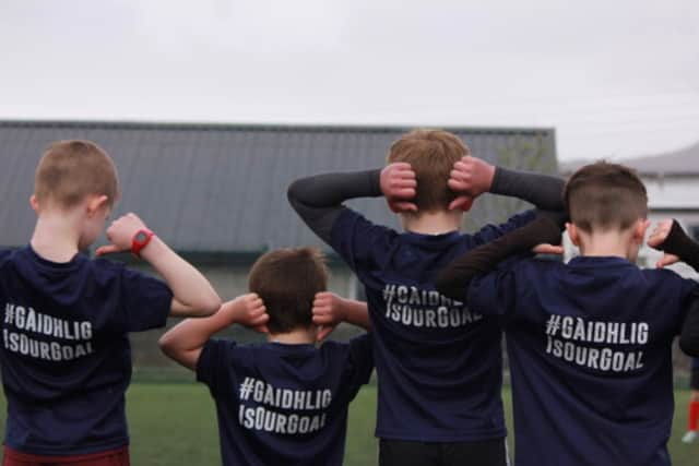 The aim of FC Sonas and their partners is to uplift Gaelic speakers and help them find their voice in an anglo-centric world that does not accommodate the language.