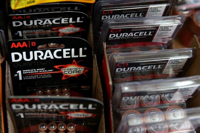 Duracell batteries are among the top selling items of all time in Edinburgh from Amazon. Image: Getty