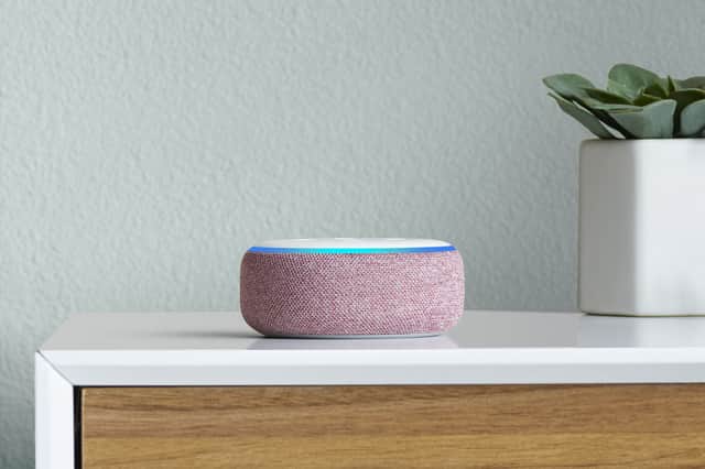 The Echo Dot is another of the best-selling products from Amazon in Edinburgh. Image: Amazon