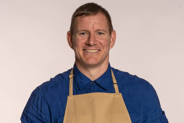 2023 Bake Off contestant Dan, 42, a civil engineering resource planner from Cheshire. Image: Mark Bourdillon/Love Productions/Channel 4/PA Wire
