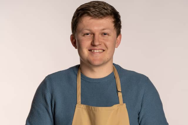 2023 Bake Off contestant Josh 27, is a chemist from Leicestershire. Image: Mark Bourdillon/Love Productions/Channel 4/PA Wire