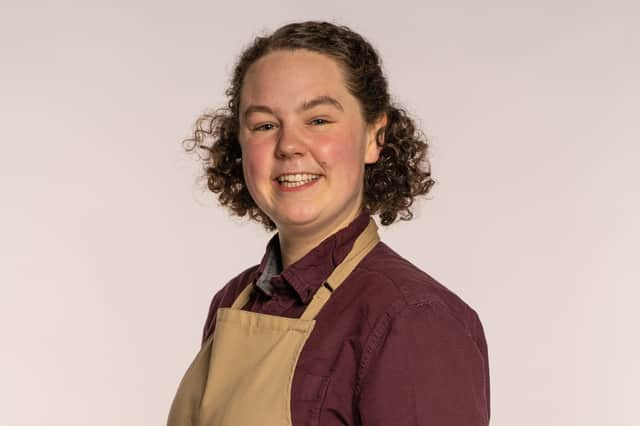 2023 Bake Off contestant Abbi, 27, is a delivery driver from Cumbria. Image: Mark Bourdillon/Love Productions/Channel 4/PA Wire