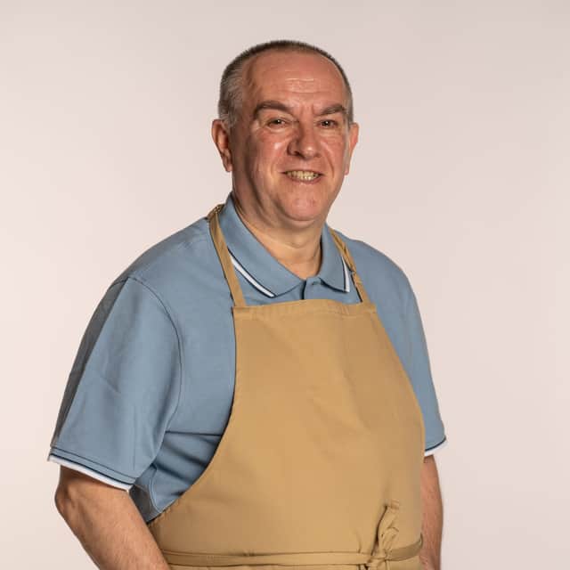 2023 Bake Off contestant Keith, 60, from Hampshire. Image: Mark Bourdillon/Love Productions/Channel 4/PA Wire