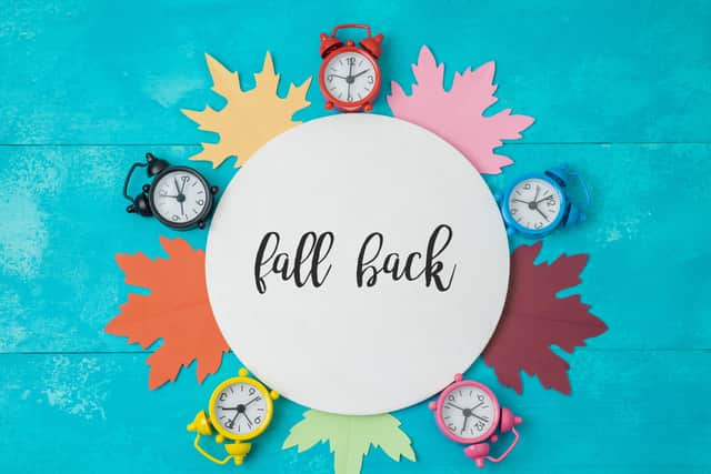The season of Autumn is known as “Fall” in the United States and this is useful in reminding us that during this month the clocks ‘fall’ back.