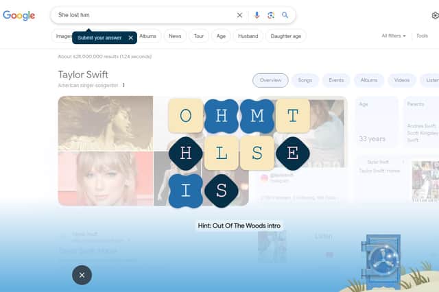 The Taylor Swift Vault puzzles are anagrams which you must solve. Image: Google