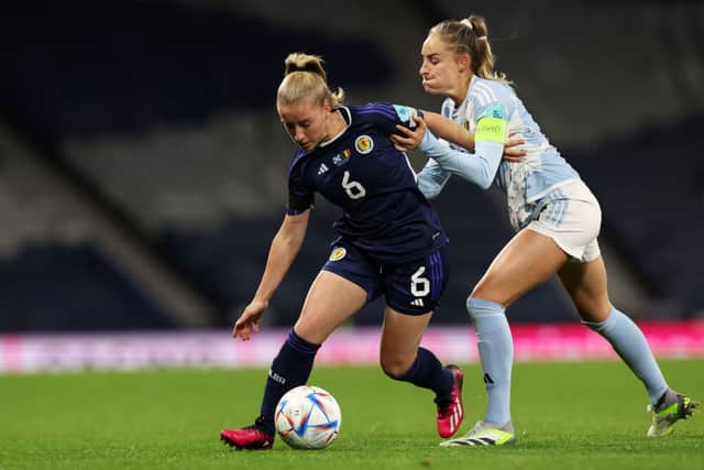 Rangers and Scotland midfielder Kirsty Maclean. (Photo by Ian MacNicol/Getty Images)
