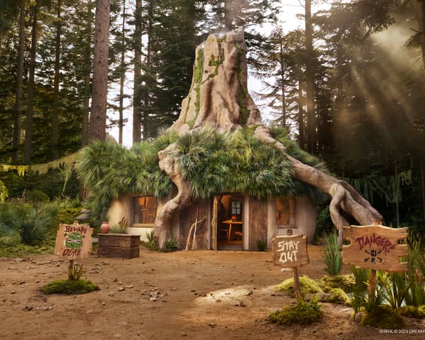 You can stay in Shrek's Swamp in the Scottish Highlands thanks to Airbnb. Image: Alix McIntosh/Airbnb