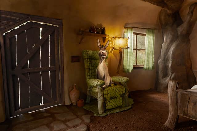 Thanks to Donkey's Swamp Sitting you can now stay in Shrek's home in the Scottish Highlands. Image: Alix McIntosh/Airbnb