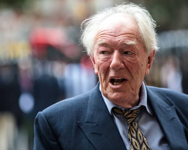 Michael Gambon was never short of something to say.