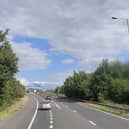 Large stretches of the M53 are closed this morning (Friday) due to an accident involving an overturned vehicle. Photo: Google Maps