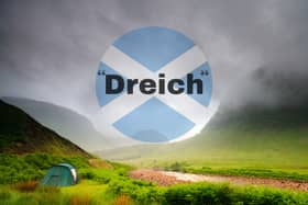 The Scots word “dreich” is typically used to describe damp, grey weather which is the meteorological norm for Scotland.