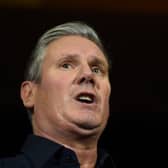 Labour leader Sir Keir Starmer at a party rally in Rutherglen ahead of the Rutherglen and Hamilton West by-election. Picture date: Friday September 29, 2023.