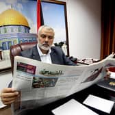 Ismail Haniyeh is the current Chairman of the Hamas Political Bureau.