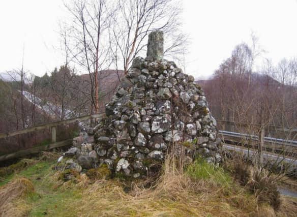 Roderick MacKenzie’s cairn tells of one of the most crucial stories of the 1745 rising yet to most it is just a passing roadside novelty.