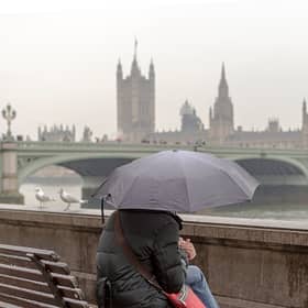The Met Office said a cold snap is on its way, with large parts of the UK experiencing heavy rain and snow on the mountains.