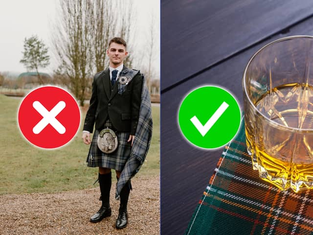 What is true of whisky is not true of the Scots themselves who largely do not accept the label “Scotch” when being referred to. 
