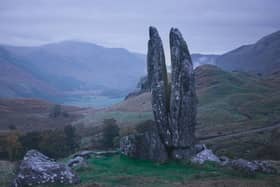 The curious rock formation, often known as just “the Praying Hands”, is nestled in the heart of one of Scotland’s most beautiful glens. (Photo: spodzone via Flickr) 