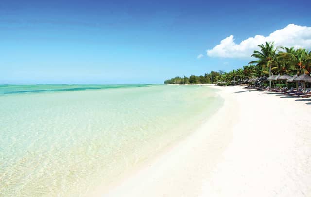 The pristine beaches of Bel Ombre