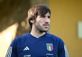 Sandro Tonali was recently away with the Italian national team.