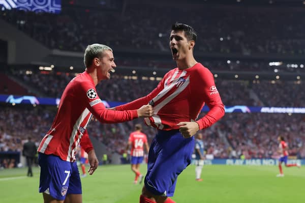 Alvaro Morata and Antoine Griezmann will spearhead Atletico Madrid's strike-force against Celtic.