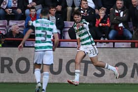 Celtic midfielder Matt O'Riley will have interest this summer. Cr. Getty Images.