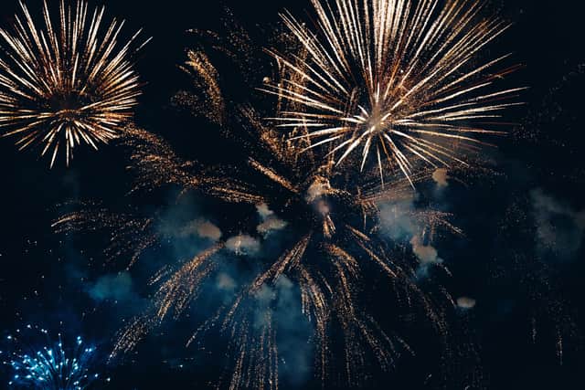 Ayr Rugby Club have organised a fireworks display. Image: Adobe