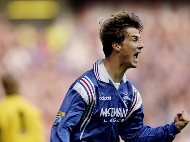 Rangers' 1996 retro kit. Cr. Getty Images