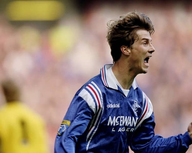Rangers' 1996 retro kit. Cr. Getty Images