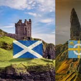 As one of Scotland’s most iconic landmarks you’ll likely recognise the Old Man of Storr (Right) but did you know that Skye had its own flag? It is unique to the island and reflects its distinctive heritage much like how Gaelic dialects scattered throughout our nation do the same. 