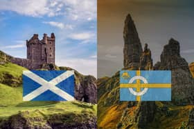 As one of Scotland’s most iconic landmarks you’ll likely recognise the Old Man of Storr (Right) but did you know that Skye had its own flag? It is unique to the island and reflects its distinctive heritage much like how Gaelic dialects scattered throughout our nation do the same. 