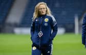 Erin Cuthbert returns to the Scotland Women team tomorrow. Cr. SNS Group.