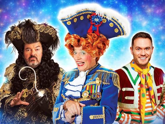 Allan Stewart, Grant Stott and Jordan Young star in this year's big Edinburgh panto at the Festival Theatre.