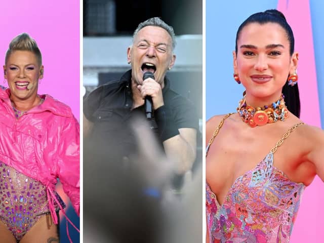 Some of the artists rumoured to be headlining Glastonbury in 2024.