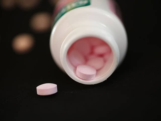 A new study has found a daily aspirin could help prevent or slow down bowel cancer in some patients (Photo: Joe Raedle/Getty Images)