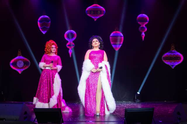 The Jinkx and DeLa Holiday Show rolls on - and we couldn't be more happy about. Cr: Santiago Felipe.