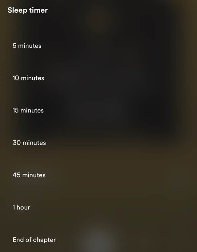 Spotify's Sleep Timer allows you to stop listening without having to lift a finger.